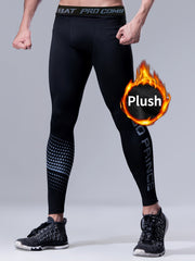 Men's Thermal Compression Pants for Sports and Running