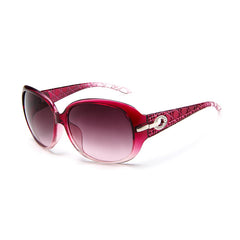Women's Oval Sunglasses Large Frame Sunscreen Vintage Shades