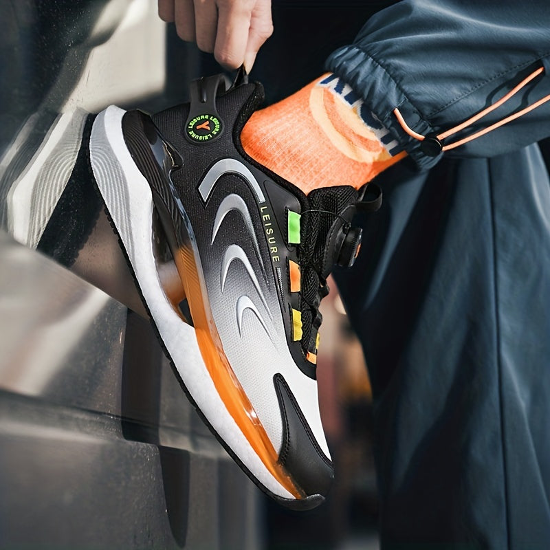 Men's Striped Running Shoes Outdoor Sneakers