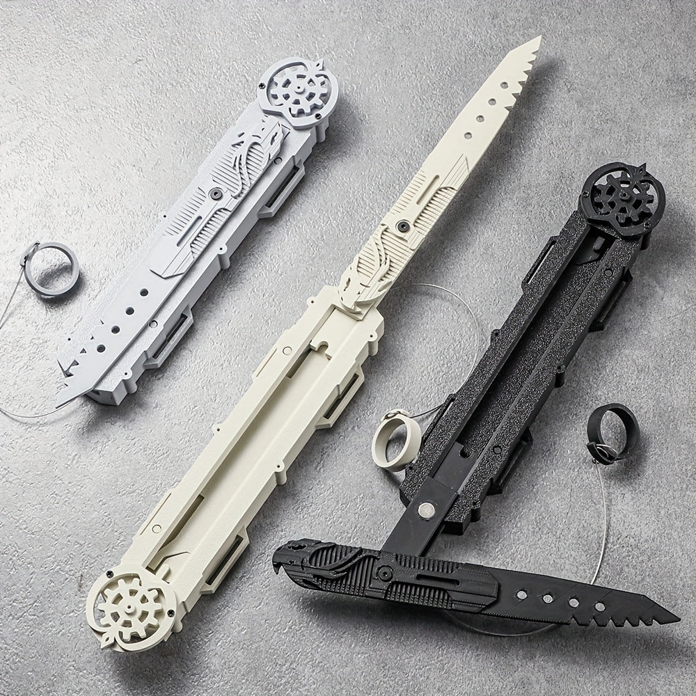 3D Printed Rotating Control Sleeve Sword w/ Interchangeable Blades