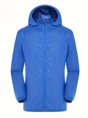 Men's Lightweight Waterproof Windbreaker Jacket Hooded Coat