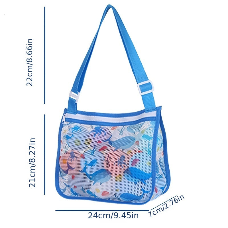 Large Capacity Beach Toy Storage Bag for Children