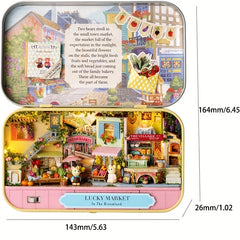 DIY Hut Box Theater 3D Puzzle Model Birthday Gift For Girls And Children