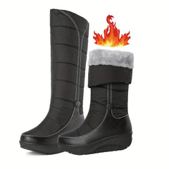Women's Winter Warm Waterproof Snow Boots Soft High Top Shoes