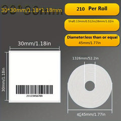 Adhesive Label Paper 2 Rolls for B3s b11 M322 M110