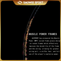 Carbon Fiber Badminton Rackets 10U G4 Golden Dragon Max 13