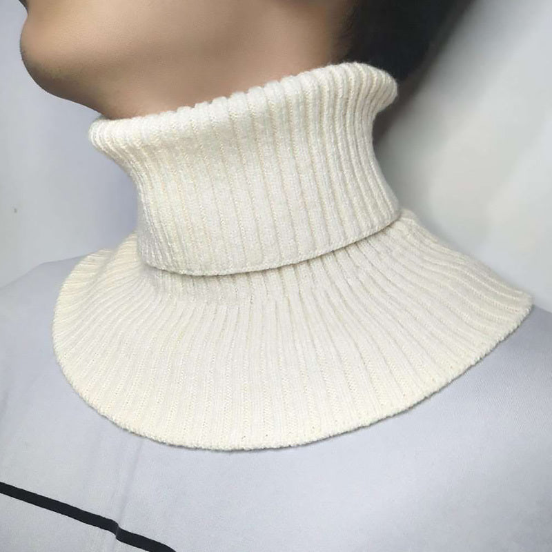 Men's Woolen Neck Muffler Knitted Scarf Cold Weather Warmth