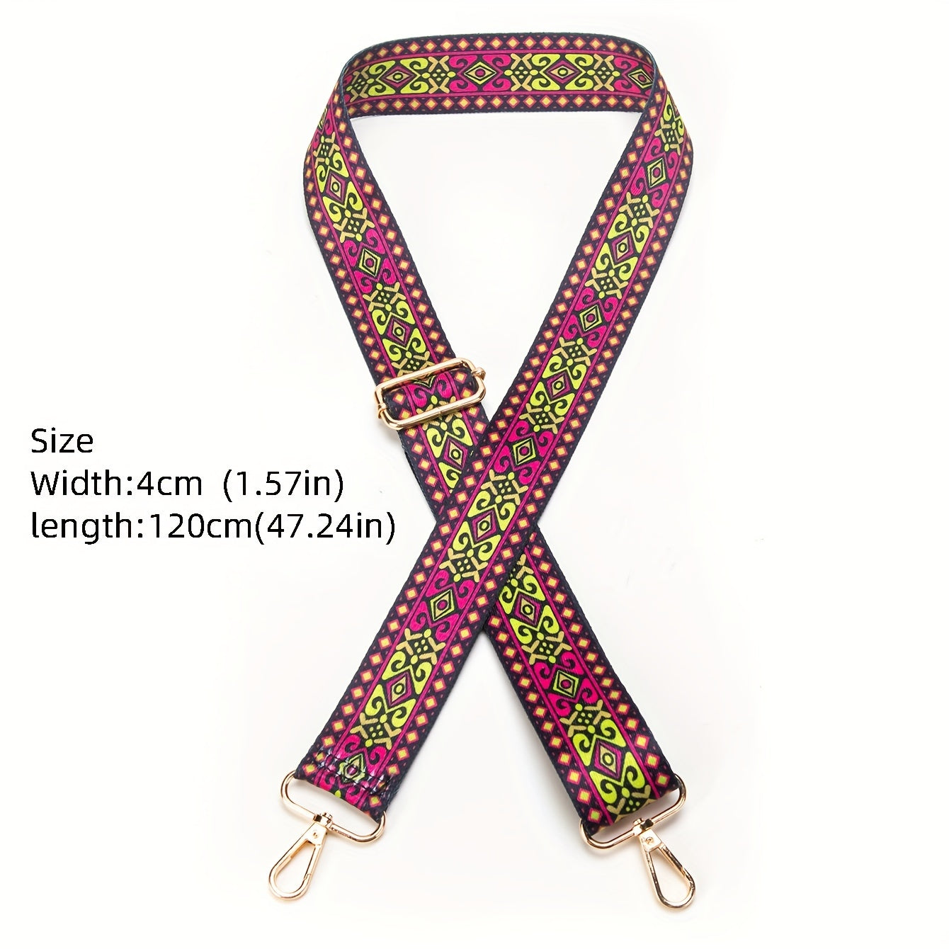 Boho Colorful Butterfly Shoulder Strap Purse Crossbody Strap