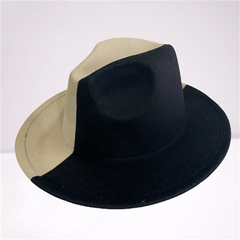 Wide Brim Fedora Cap Hip Hop Jazz Hat Warm Felt Unisex Top Hats