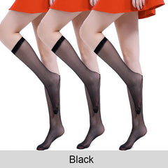 3 Pairs Ultra thin Sheer Socks Lightweight Anti-snag Stockings Women's Hosiery