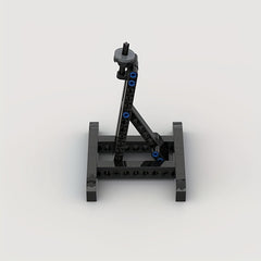 50pcs Titanium Fighter Building Block Display Stand MOC Model