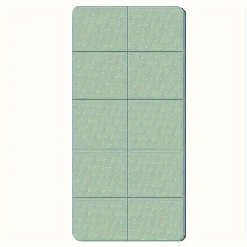 Double Sided TPE Foldable Yoga Mat for Fitness Pilates Workout