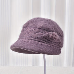 Women's Knitted Bucket Hat Winter Warm Headwear Gift For Mom