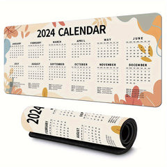 Morandi Style Mouse Pad with Calendar