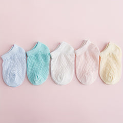 Ice Breathable Baby Socks - 5 Pairs
