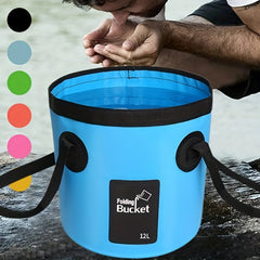 Collapsible Portable Lifting Bucket for Outdoor Fishing Camping Hiking Travel