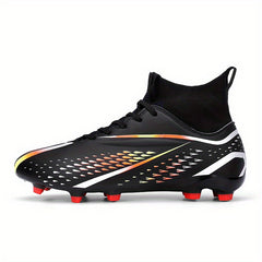 Kids AG Soccer Cleats Lightweight Non Slip Football Shoes