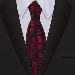 Men's Classic Business Tie in Navy Blue
