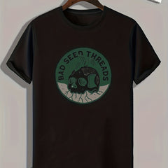 BAD SEED THREADS Men's Graphic T-shirt for Summer