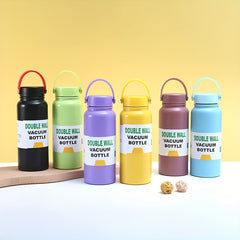 800ml Large Vacuum Water Bottle Stainless Steel Insulation Cup