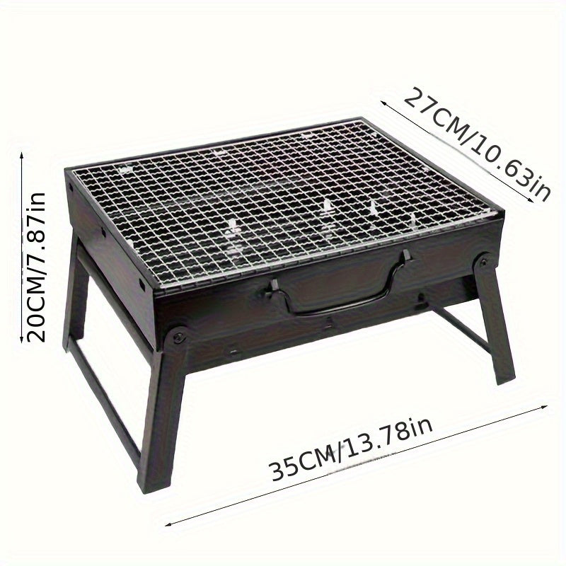 Gorworks Stainless Steel Portable Charcoal BBQ Grill - Outdoor & Indoor Use