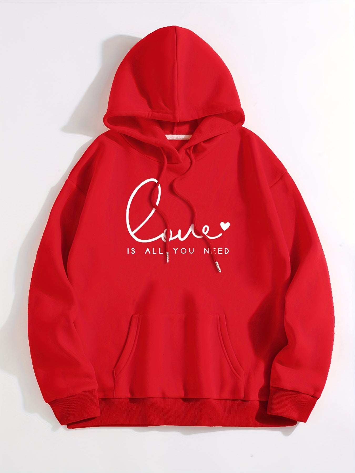 Casual Kangaroo Pocket Hoodie Long Sleeve Sweatshirt