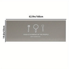 Non-slip Kitchen Floor Mat Absorbent Quick Dry Rubber Back Kitchen Rug