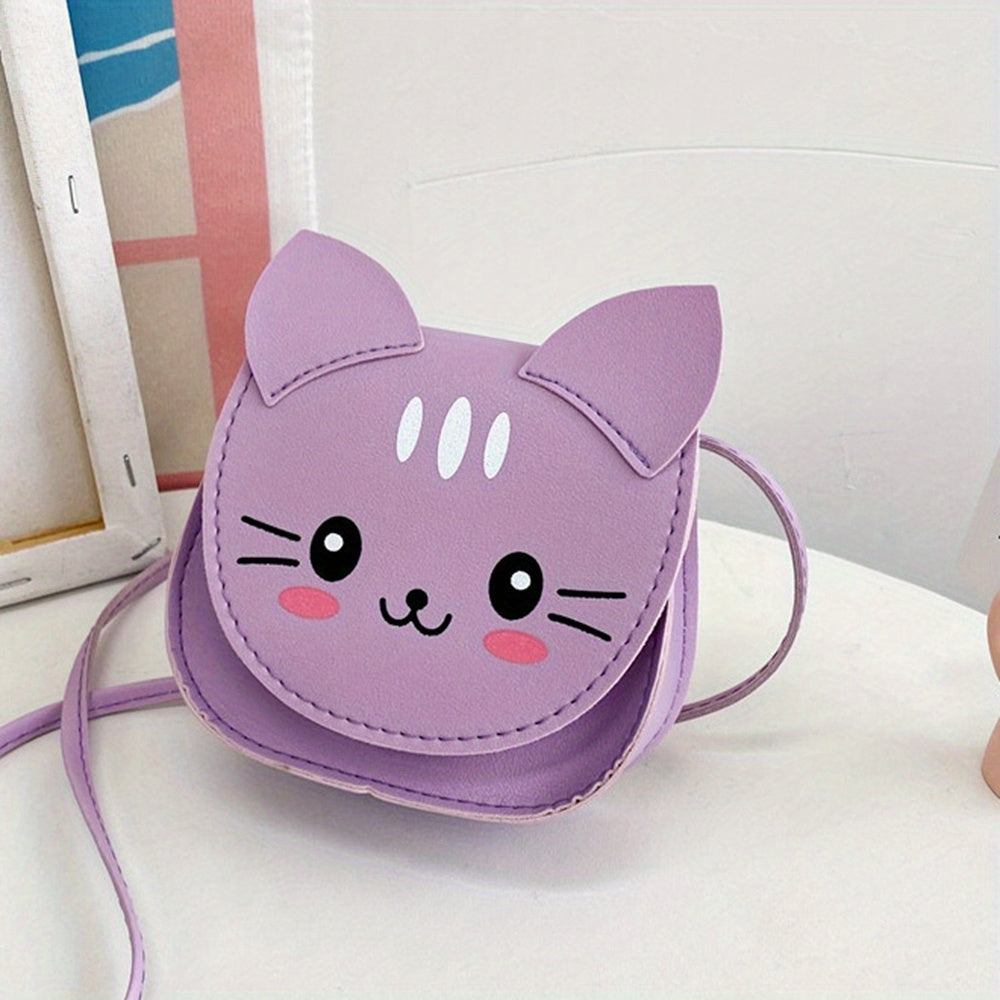 Girls Cat Crossbody Bag For Kids Children