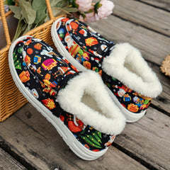 Women's Christmas Snow Boots with Plush Comfort and Warmth