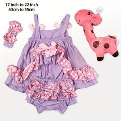 22 Inch Reborn Doll Clothes Skirt Set with Accessories