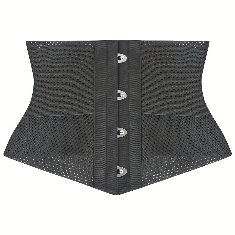 2 Layer Elastic Waist Training Belt Sports Fitness Waist Trainer