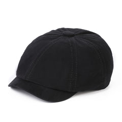 Men's British Retro Flat Solid Cap