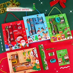 6pcs Christmas Stationery Set School Student Gift Supplies