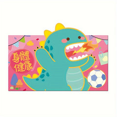 4pcs Dragon Year Red Envelope Colorful Zodiac Red Packet