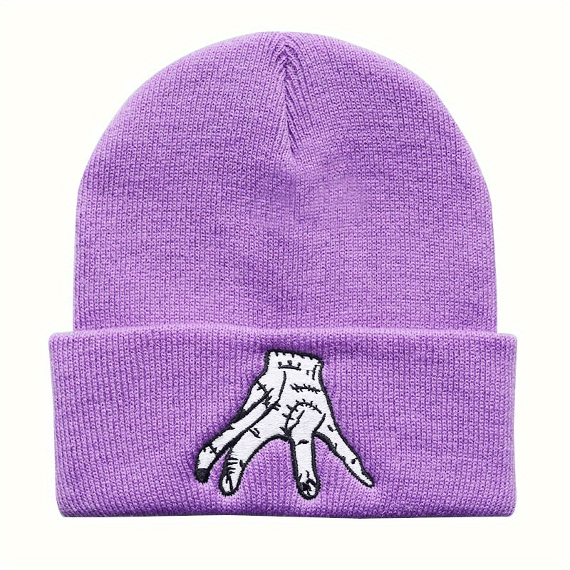 Fashionable Street Solid Woolen Brimless Hats for Men and Teens