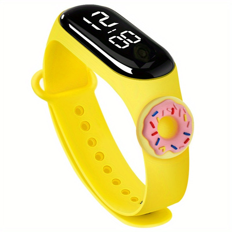 LED Doll Watch for Kids, Schoolgirl Sports Electronic Wristband