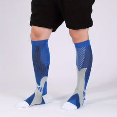 Compression Socks 15-30 MmHg Striped Athletic Stockings