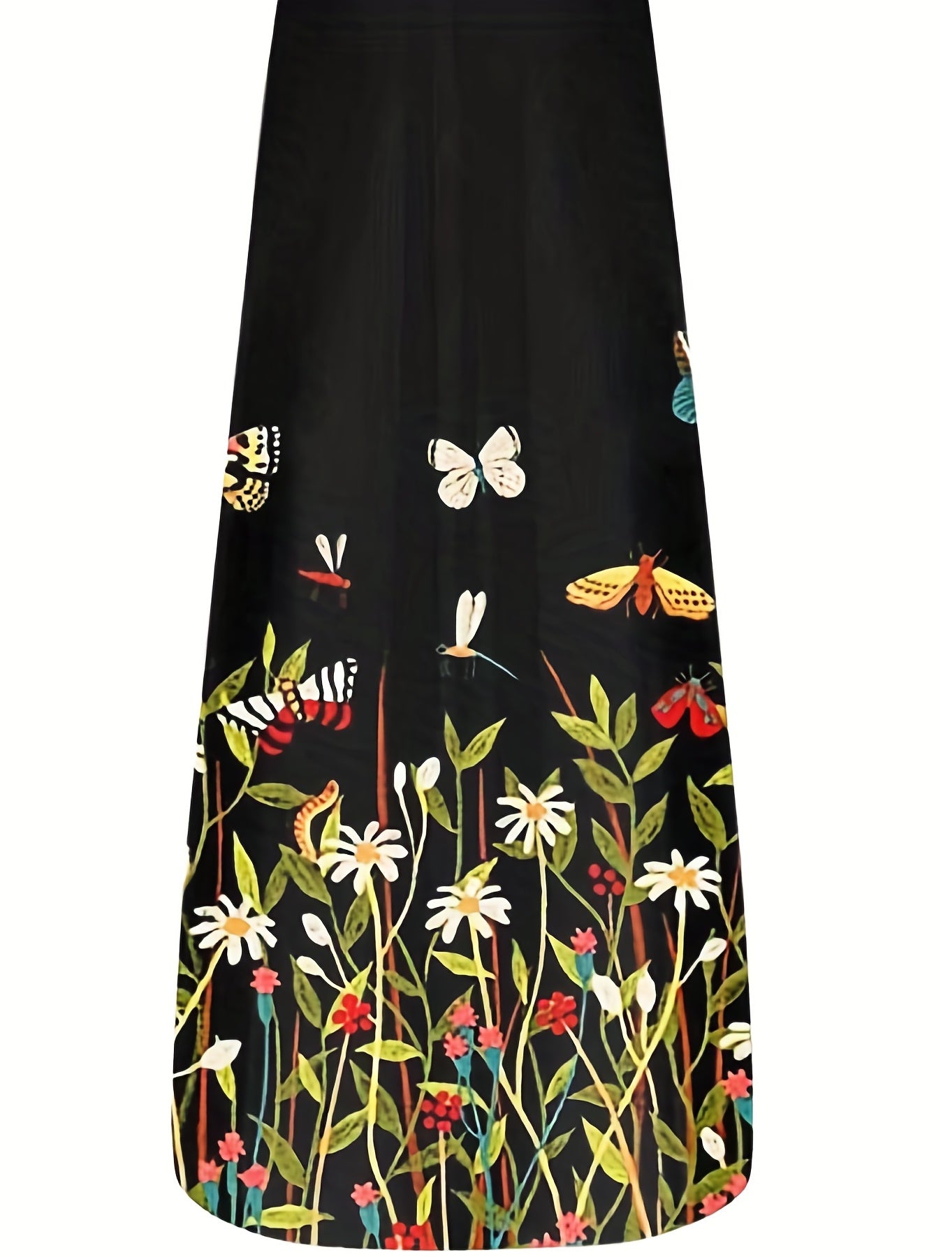 Flowy Floral Maxi Dress Plus Size