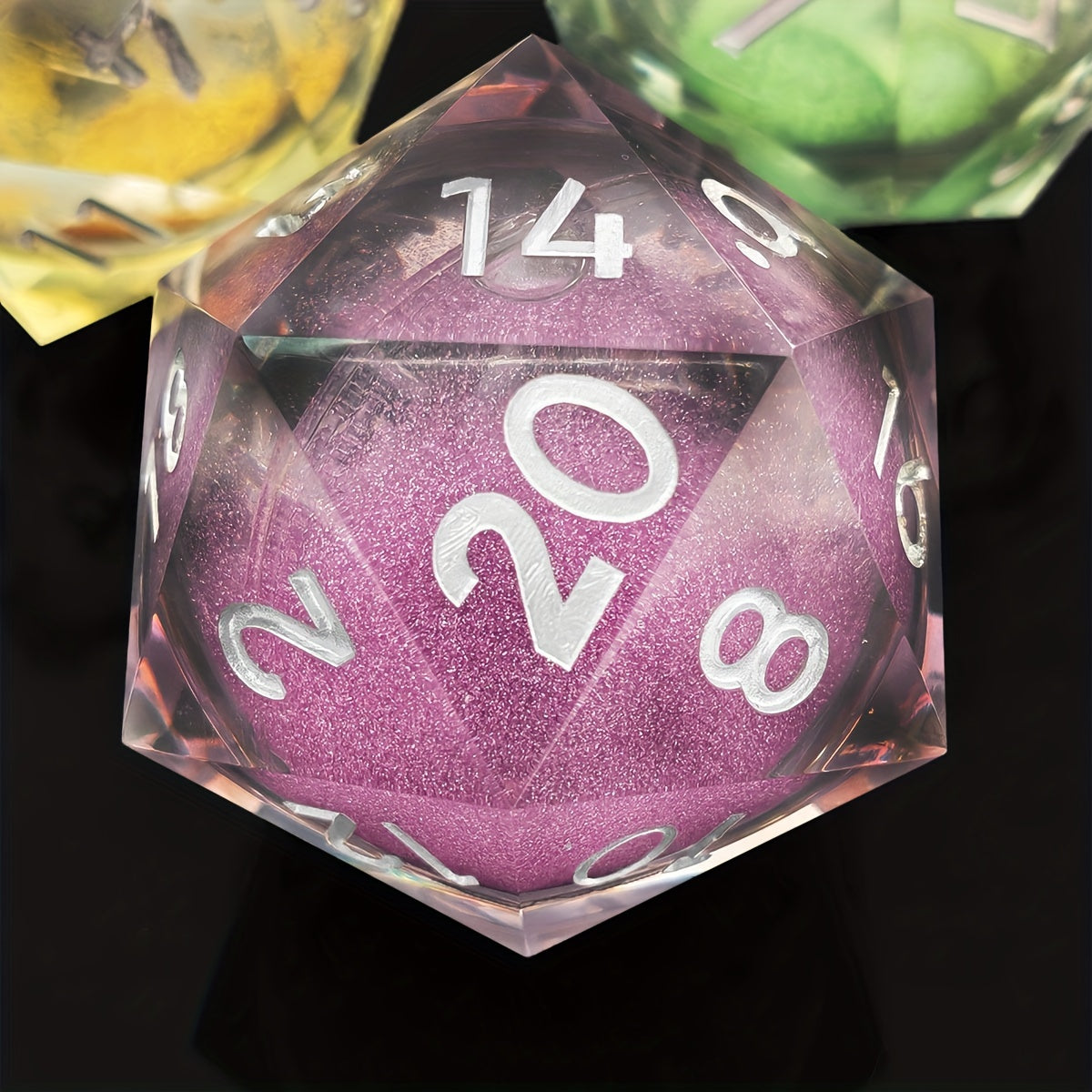 Large Liquid Core Quicksand Dice For RPG