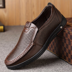 Men's Superfine Fiber Loafers Slip On Dress Shoes