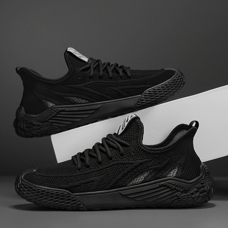 Men's Lace up Mesh Sneakers Athletic Shoes Breathable Running Basketball