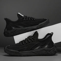 Men's Lace up Mesh Sneakers Athletic Shoes Breathable Running Basketball