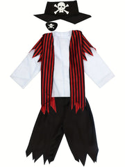 15pcs Role Play Costume Set for Kids Pirate Policeman Soldier Firefighter