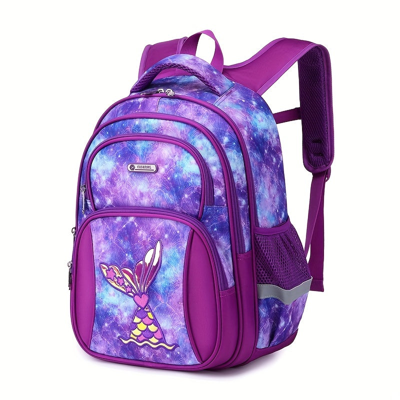 Cartoon Pattern Kids Backpack Lightweight School Bag Boys