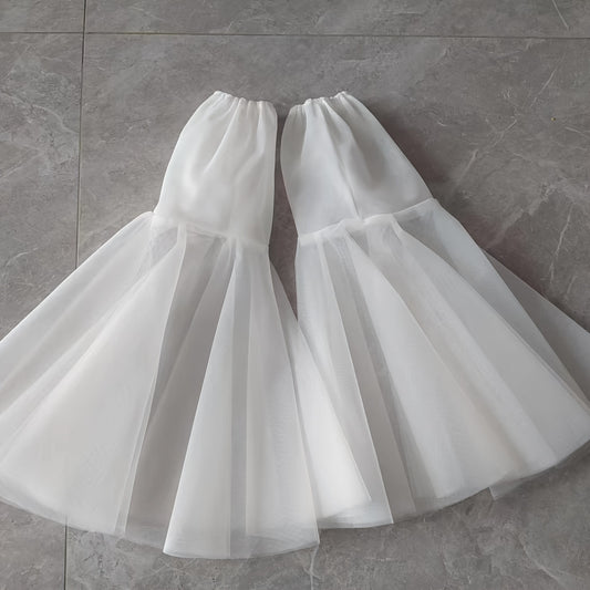 Bridal Arm Sleeves Sheer Mesh Overlay Wedding Accessory