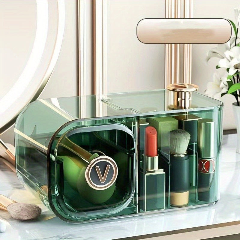 Makeup Sponge Lipstick Holder Organizer With Lid Dustproof