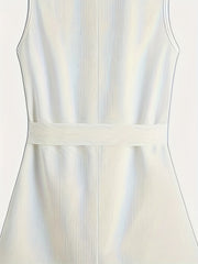 Solid Open Front Vest Casual Sleeveless Women's Clothing