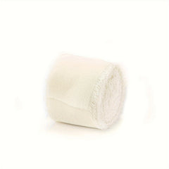 Chiffon Ribbon Fringe Silk Ribbon 3.99cm x 4.57m