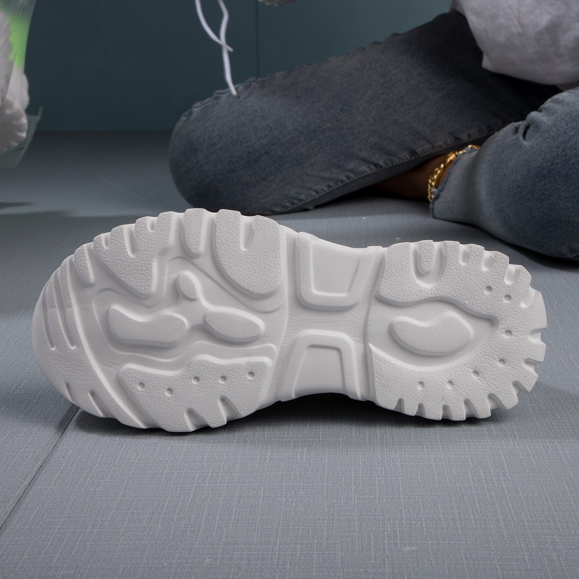 Women's Knitted Sock Sneakers Comfy Slip On Outdoor Sports Shoes