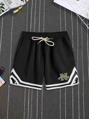 Comfy Active Shorts Men's Stretch Waist Drawstring Shorts